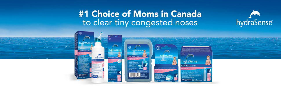 #1 Choice of Moms in Canada to clear tiny congested noses