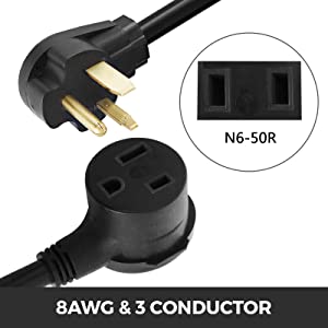 8 AWG & 3 Conductor