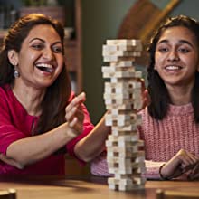 jenga; classic jenga; wooden block game; stacking game; tower game; wedding gifts; games for family
