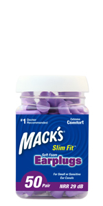 macks, soft foam, earplugs, ear plugs, noise reducing, sleeping, snoring, small, slim, loud events