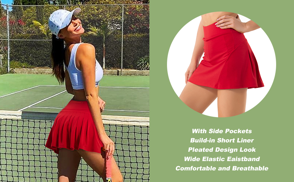 tennis skirts