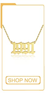 Birth Year Necklace