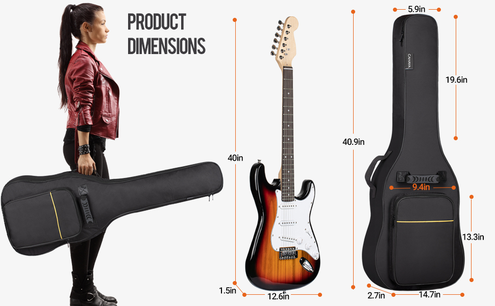 electric guitar gig bag