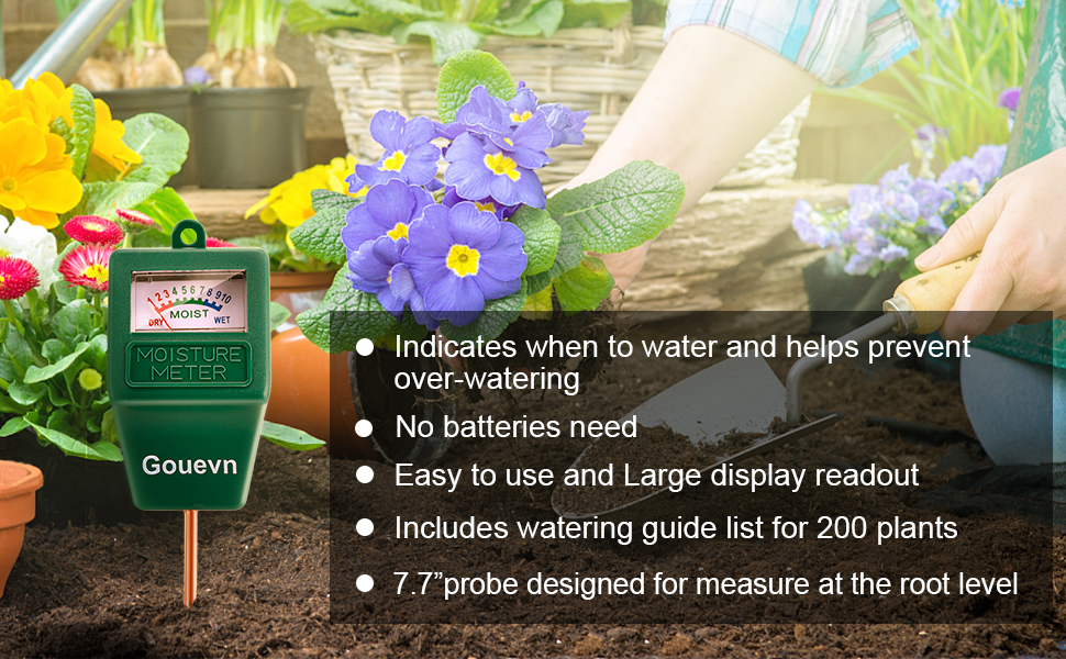 house plant water gauge