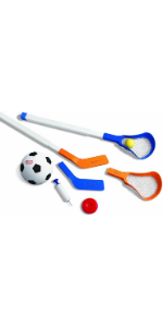 Little Tikes Easy Score Soccer, Hockey, Lacrosse Set with Net