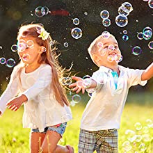 Kids love bubbles