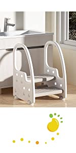 Height Adjustable Step Stool with Handle