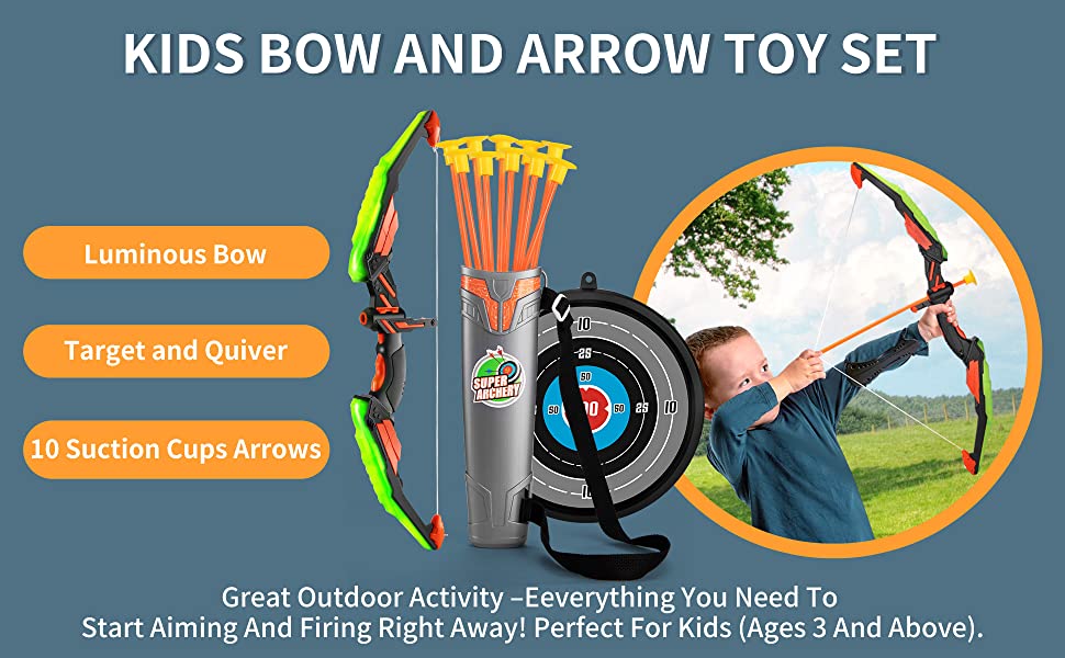 Kids Bow and Arrow Toys- Special Gift for Your Kids