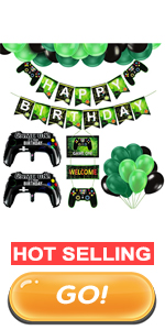 Happy Birthday Gaming Banner