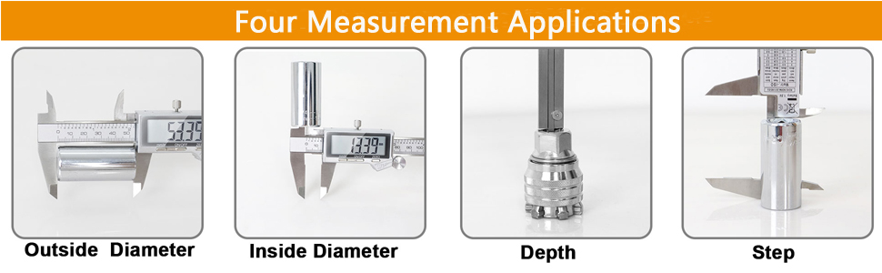 IP54 Waterproof Stainless Steel Caliper Measuring Tool