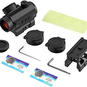  Feyachi V30 2MOA Red Dot Sight Auto On & Off 1x20mm Compact Reddot Optics 