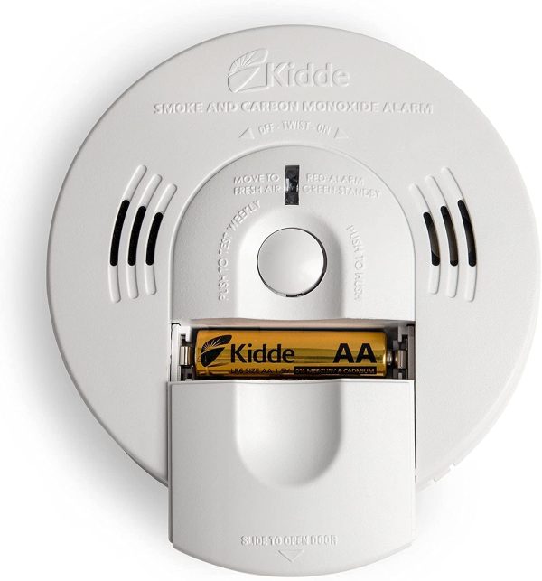 KN-COSM-IBA Hardwire Combination Smoke/Carbon Monoxide Alarm with Battery Backup and Voice Warning, Interconnectable