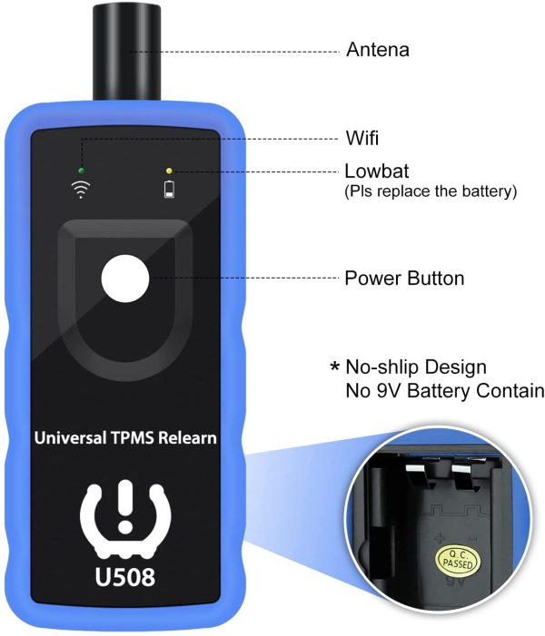 TPMS Reset Tool Auto Tire Pressure Monitor Sensor Relearn Activation Tool U508 Universal