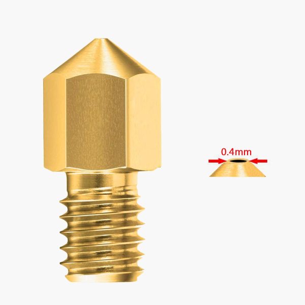 25PCS 0.4mm MK8 3D Printer Extruder Brass Nozzles 3D Print Head for Creality Ender 3 Ender 3 pro Ender 5 CR-10 etc - Image 6