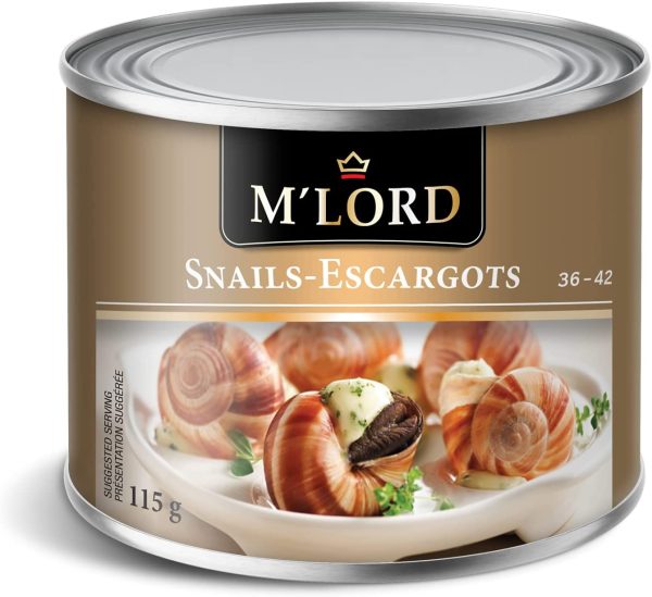 Snails, Escargots, A Delicious Snack, Iron & Calcium Rich, 36-42 Pieces, 115g - Image 2