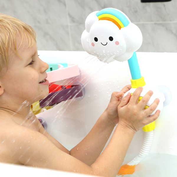 cute stone Bath Toy Bathtub Toy with Shower and Floating Squirting Toys, Fishing Game for Toddles and Babies - Image 5