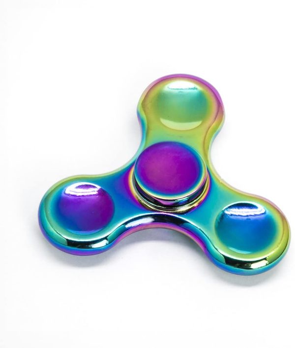 Anti-Anxiety Rainbow Fidget Spinner[Metal Fidget Spinner] Figit Hand Toy for Kids Stress Reduce ADHD Anxiety Steel Bearing - Image 4