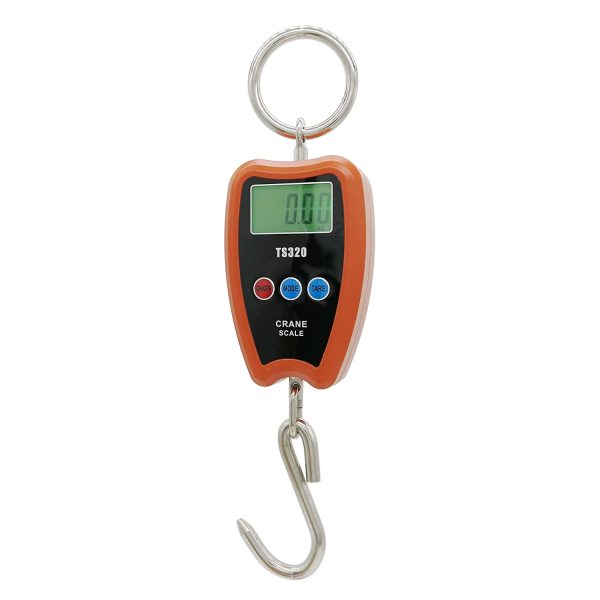 Outmate Digital Crane Scale 300kg/660lbs 200kg/440lbs with LED Handheld Mini Hanging Scale for Garage Farm Hunting Fishing Etc(200kg/Plastic Shell/Orange) - Image 3