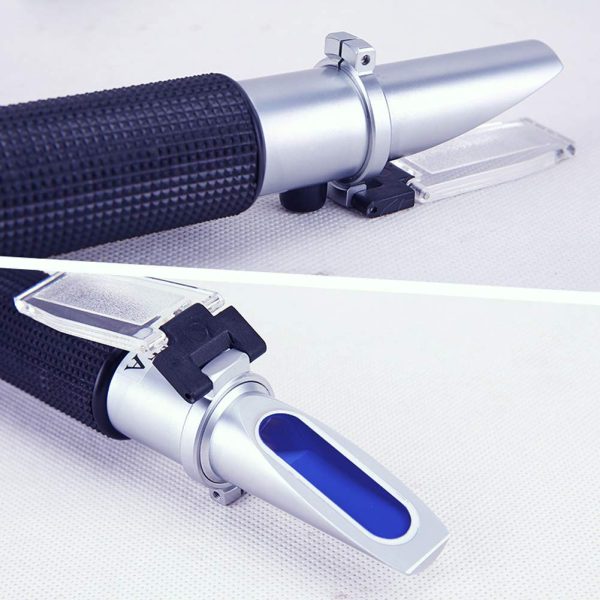 Brix Refractometer 0-32% for Measuring Sugar Content for Beer, Wine, Juice...Home Brewing Equipment with Automatic Temperature Compensation