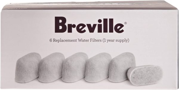 Single Cup Brewer Replacement Charcoal Filters,White, 6 - BWF100