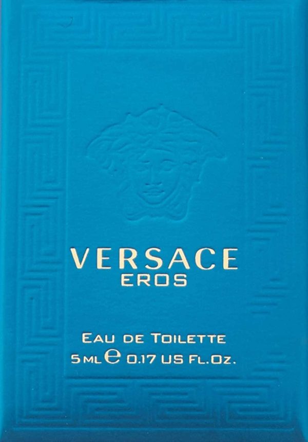 Versace Eros by Versace Men's Mini EDT .17 oz - 100% Authentic - Image 3