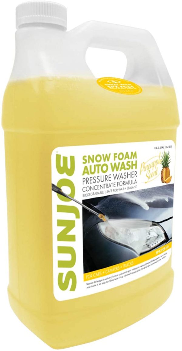 Sun Joe SPX-FCS1G Premium Snow Foam Cannon Pineapple Pressure Washer Rated Car Wash Soap and Cleaner, 1-Gallon - Image 7