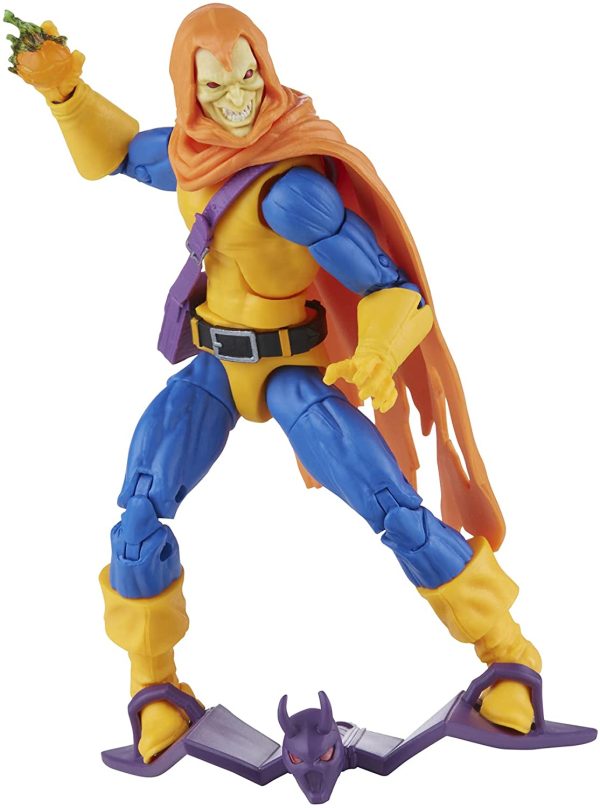 Marvel Legends Series Spider-Man 6-inch Hobgoblin Action Figure Toy, Toy Biz Inspired Design, Includes 3 Accessories: Glider, Pumpkin Bomb, Satchel - Image 3