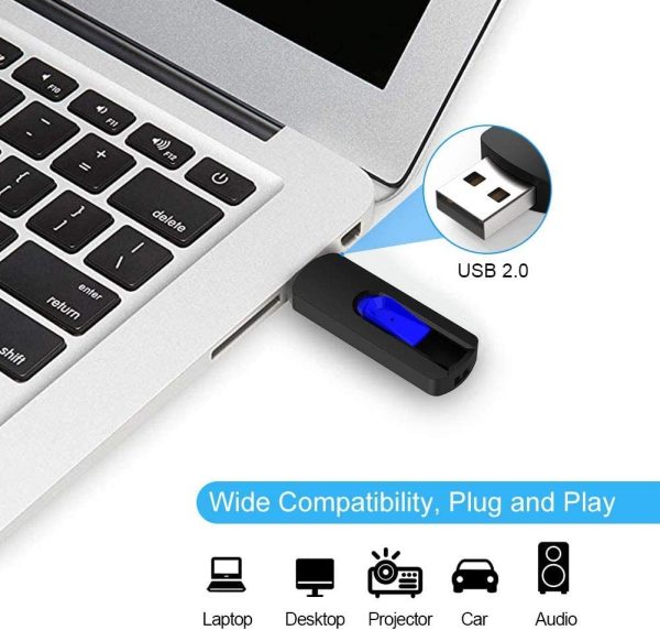 5Pack 64GB USB Flash Drives Thumb Drive Memory Stick Slide Retractable Jump Drive (64GB - Image 7