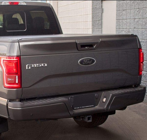 2004-2014 Ford F150 Front Grille Tailgate Emblem, Oval 9"X3.5", Decal Badge Nameplate Also Fits for 04-14 F250 F350, 11-14 Edge, 11-16 Explorer, 06-11 Ranger, 07-11 Expedition (Black) - Image 2