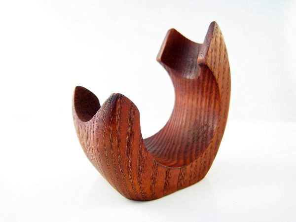 New Wooden Pipes Stand-showcase, Rack Holder for 1 Tobacco Smoking Pipes Handmade. - Image 3