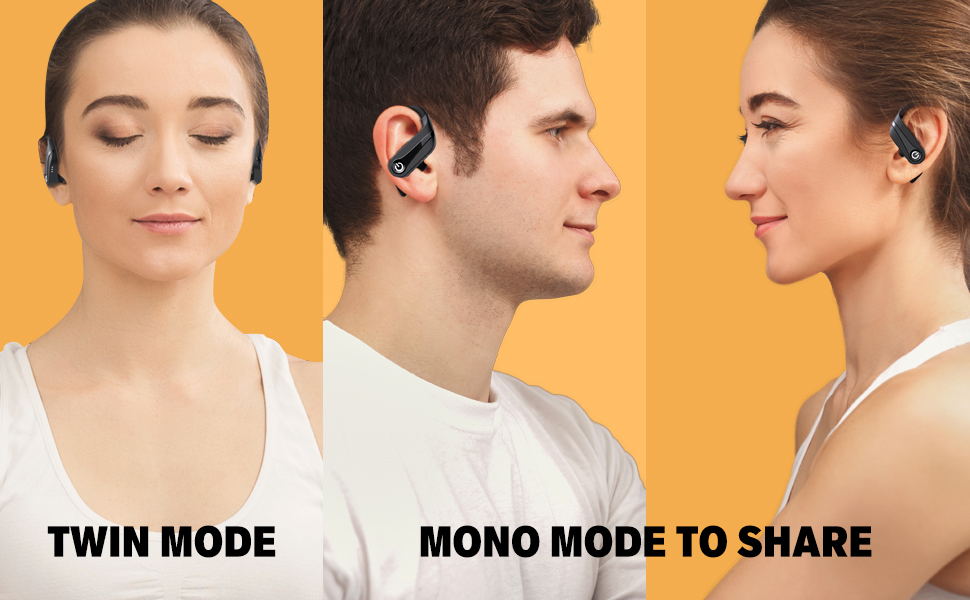 Each Earbud can stay connected even when they’re 12 meters apart from each other