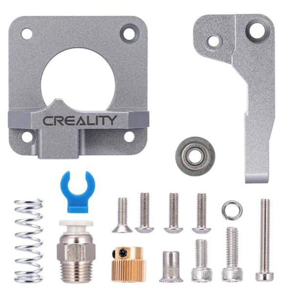 Creality Official Ender 3 Extruder Upgrade Metal MK8 Bowden Extruder Drive Feeder 3D Printer Parts for Ender-3 V2/Ender-3 Pro/Ender-3 Max CR-10/10S Gray Aluminum 1.75mm Filament Extruder - Image 2