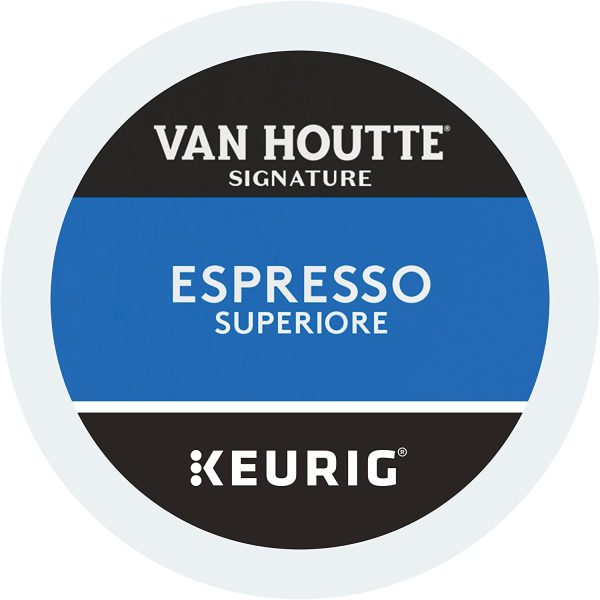 Van Houtte Espresso Superiore K-Cup Coffee Pods, 10 Count For Keurig Coffee Makers