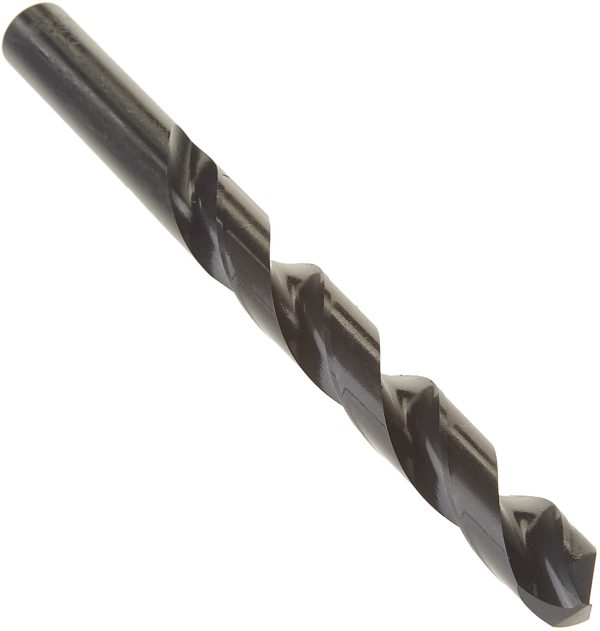 Irwin Tools 66732 Single Black Oxide High-Speed Steel Drill Bit with Aircraft Extension, 1/2"