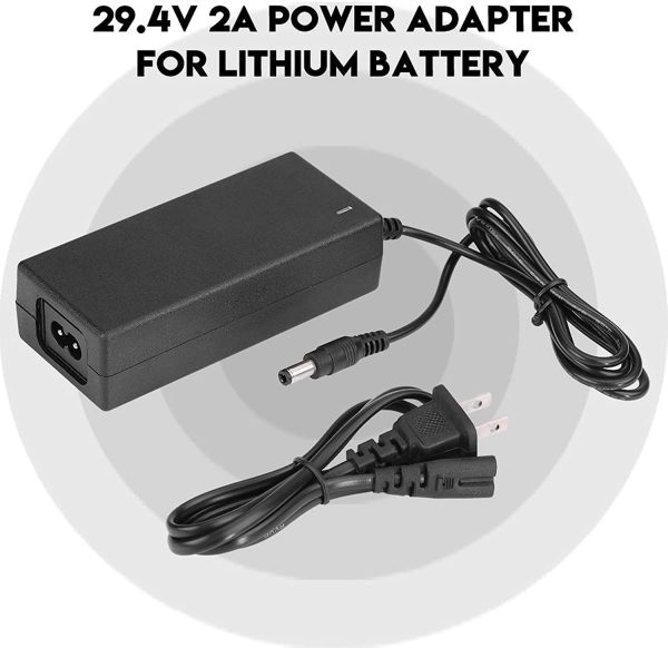 29.4V 2A Power Adapter Safe Charging Charger Power Supply Adapter Cable for Lithium Battery (US) - Image 7