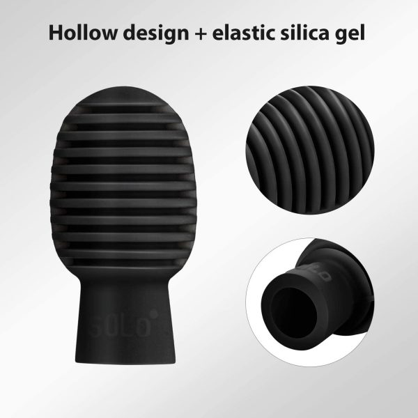 4 Pieces Drum Mute Drum Dampener Silicone Drumstick Silent Practice Tips Percussion Accessory Mute Replacement Musical Instruments Accessory (Black) - Image 6