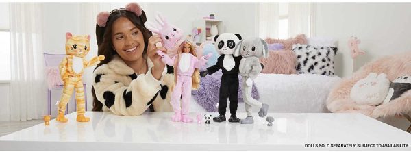 Barbie Cutie Reveal Doll with Puppy Plush Costume & 10 Surprises Including Mini Pet & Color Change, Gift for Kids 3 Years & Older - Image 4