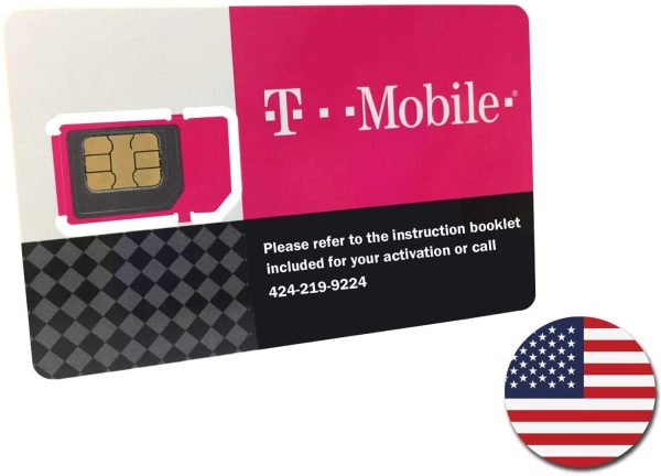 T-Mobile Prepaid SIM Card Unlimited Talk, Text, and Data in USA for 10 Days