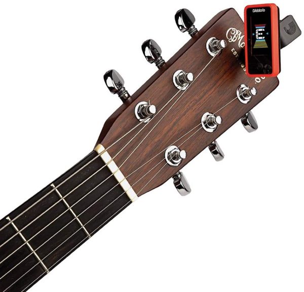 Planet Waves PW-CT-17RD Eclipse Headstock Tuner, Red - Image 4