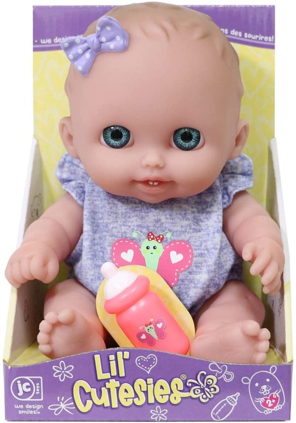 JC Toys 16936C Lil Cutesies All Vinyl Washable Doll Baby Doll, Blue Eyes Lulu - Image 4