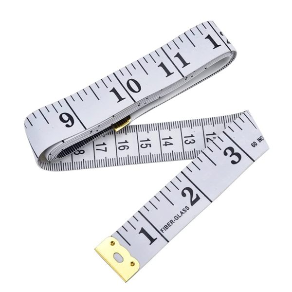 Body Measuring Tape, 1.5m Dual Sided Tape Measure for Body Measuring, Soft Measuring Tape Ruler for Fabric Tailor and Sewing, White - Image 3