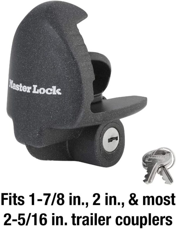 Master Lock 379ATPY Universal Trailer Coupler Lock - Image 3