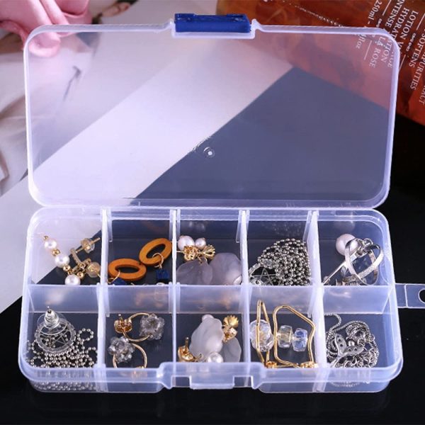 Diamond Embroidery Box, FOME 3PACK 36 Grids Jewelry Dividers Box Organizer Adjustable Plastic Bead Case Storage Container with Removable Dividers for Beads Art DIY Crafts Jewelry Fishing Tackles - Image 3