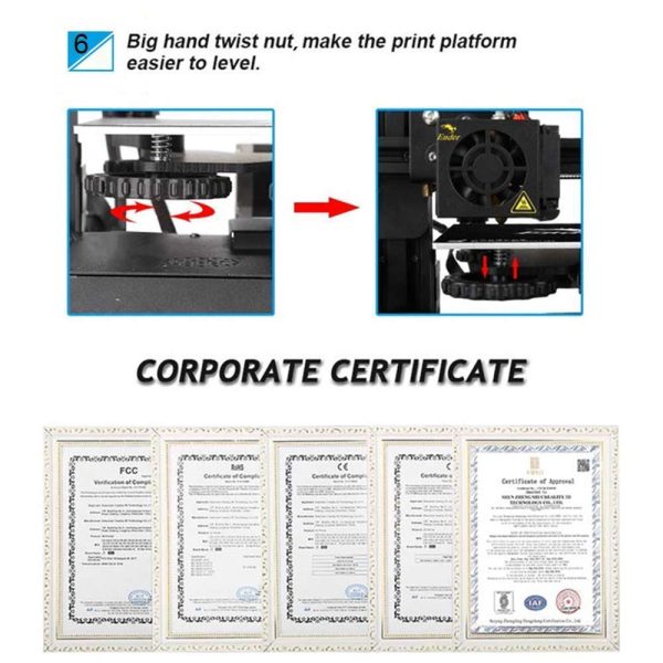 Official Creality Ender 3 3D Printer Fully Open Source with Resume Print Function 220x220x250mm - Image 7