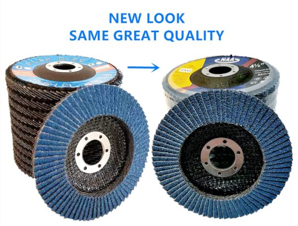 10PACK - 4 1/2" x 7/8" Zirconia Standard Density Flap Discs 40# Grit, Angle Grinder Sanding Discs, Grinding Wheels for Stainless Steel/Metal (115mmx22mm) - Image 2