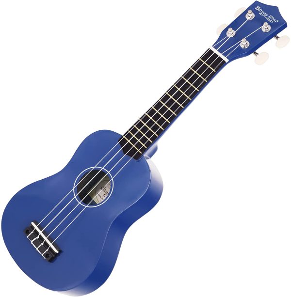 Strong Wind Soprano Ukulele 21 inch Beginner Uke Hawaii Kids Guitar With Gig Bag For Kids Beginners Students (Blue) - Image 6