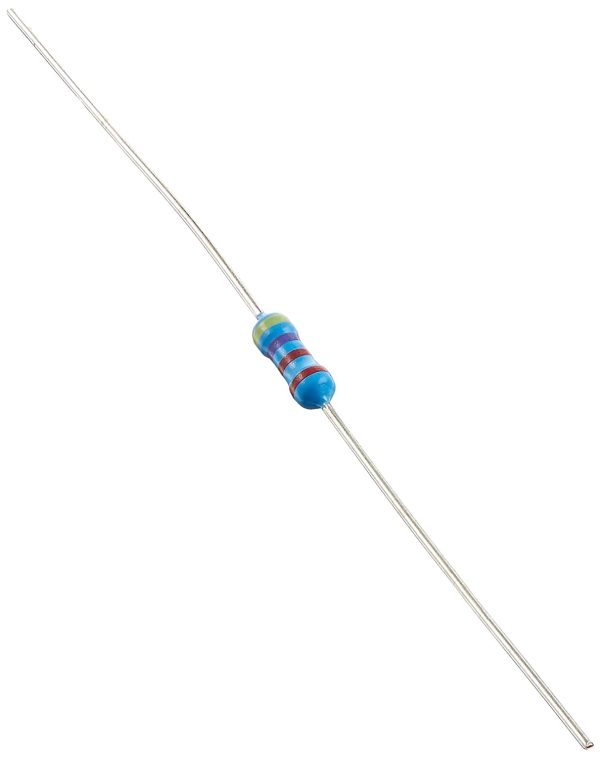 NTE Electronics QW247 Metal Film Flameproof Resistor, Axial Lead, 4.7 Kohm Resistance, 2% Tolerance, 1/4W, 250V (Pack of 4)