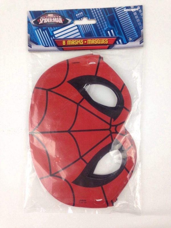 Spiderman Party Masks, 8ct - Image 2