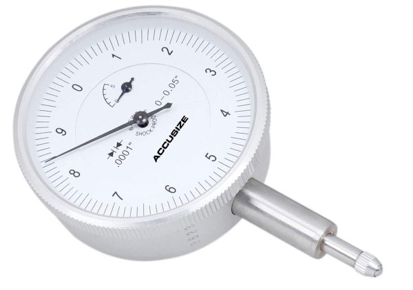 Accusize Industrial Tools 0-0.05'' x 0.0001'' Dial Indicator, AGD2 Style, with Back Lug, P900-S097 - Image 4