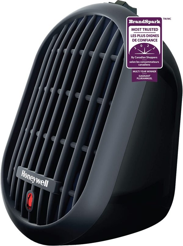 Honeywell HCE100BCD1 HeatBud Personal Ceramic Heater, Black - Image 4